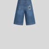 ETRO Jeans-Bermudashorts Mit Gurtel Navy Blau Denim