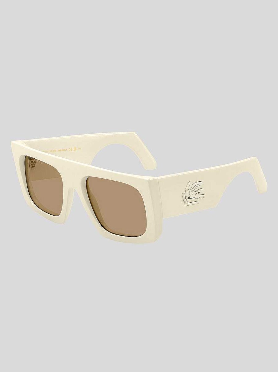 ETRO Etroscreen-Sonnenbrille Weis Sonnenbrille