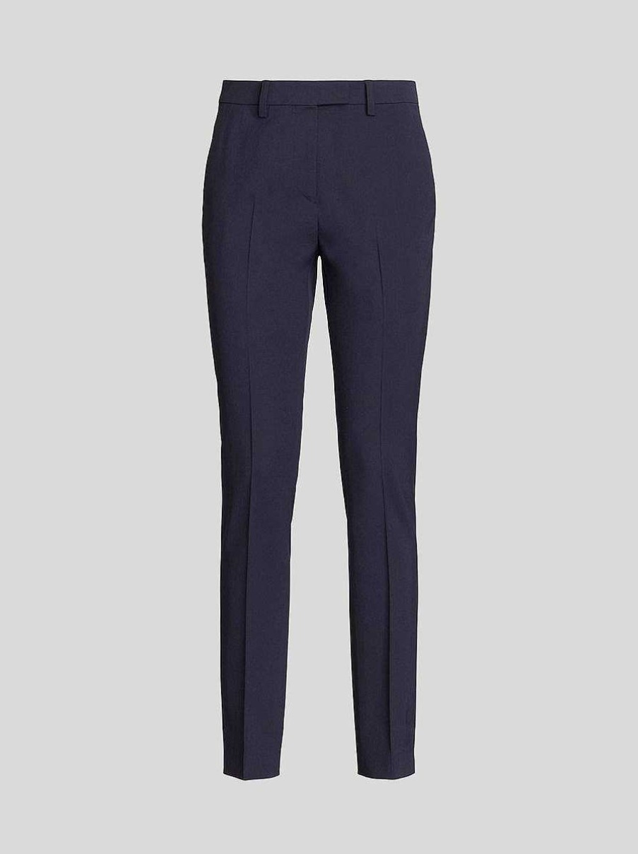 ETRO Masgeschneiderte Hosen Navy Blau Hose