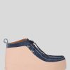 ETRO Schnurschuhe Aus Wildleder Navy Blau Schnurschuhe