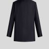 ETRO Zweireihige Jacquardjacke Navy Blau Jacken