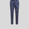 ETRO Jacquard-Hose Navy Blau Hose