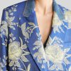 ETRO Zweireihige Jacquardjacke Hellblau Jacken