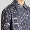 ETRO Jacke Mit Floralem Paisleymuster Navy Blau Mantel Und Oberbekleidung