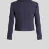 ETRO Jacke Mit Stickerei Navy Blau Jacken