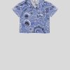 ETRO Einfarbiges Paisley-Hemd Fur Babys Hellblau Baby Junge 1-9 Monate