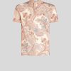 ETRO Ornamentiertes Paisley-Poloshirt Weis Polo-Shirts