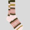 ETRO Gestreifte Jacquard-Socken Grun Socken