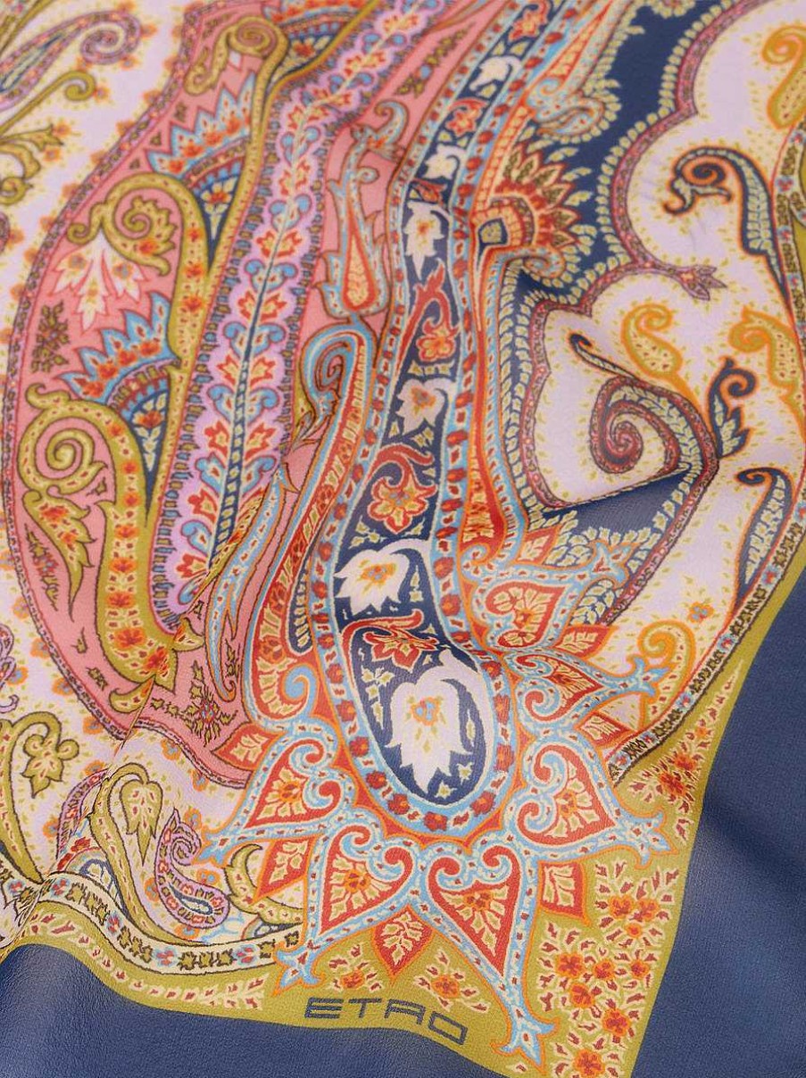 ETRO Paisley-Seidenschal Beige Schals Und Seide