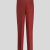 ETRO Hosen Aus Leinen Und Baumwolle Burgund Hose