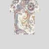 ETRO T-Shirt Mit Paisley-Print Und Logo Hellblau T-Shirts