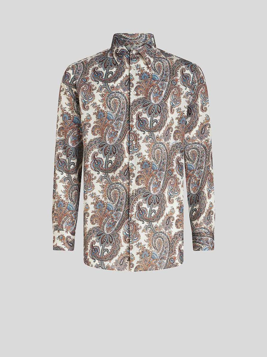 ETRO Hemd Mit Paisley-Print Grun Hemden