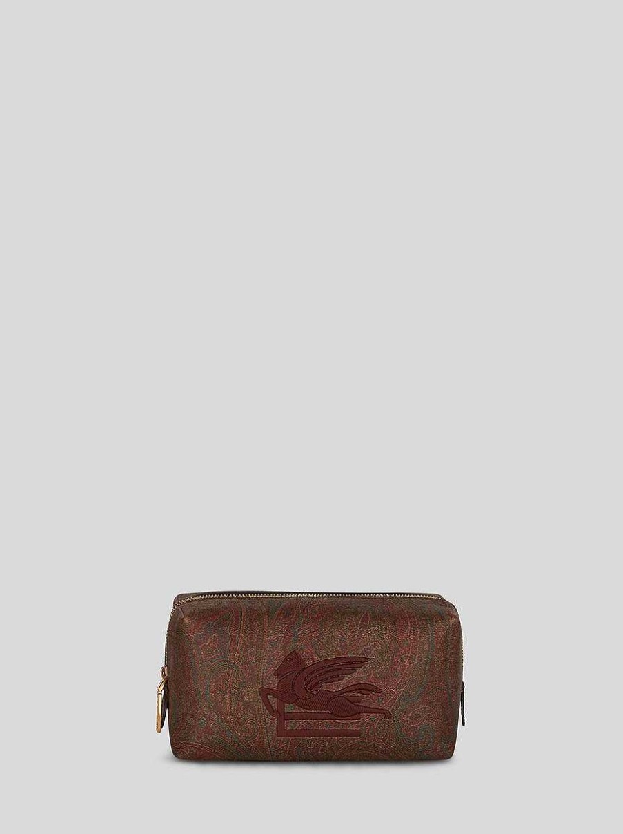 ETRO Medium Love T Ter Necessaire Rot Necessaire Und Beutel