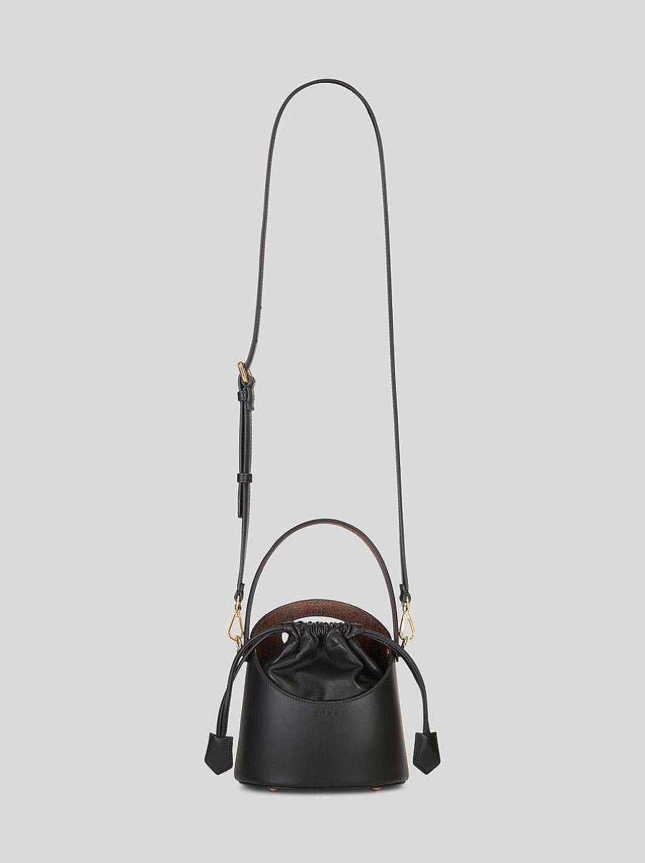 ETRO Mini-Saturno-Tasche Schwarz Saturno