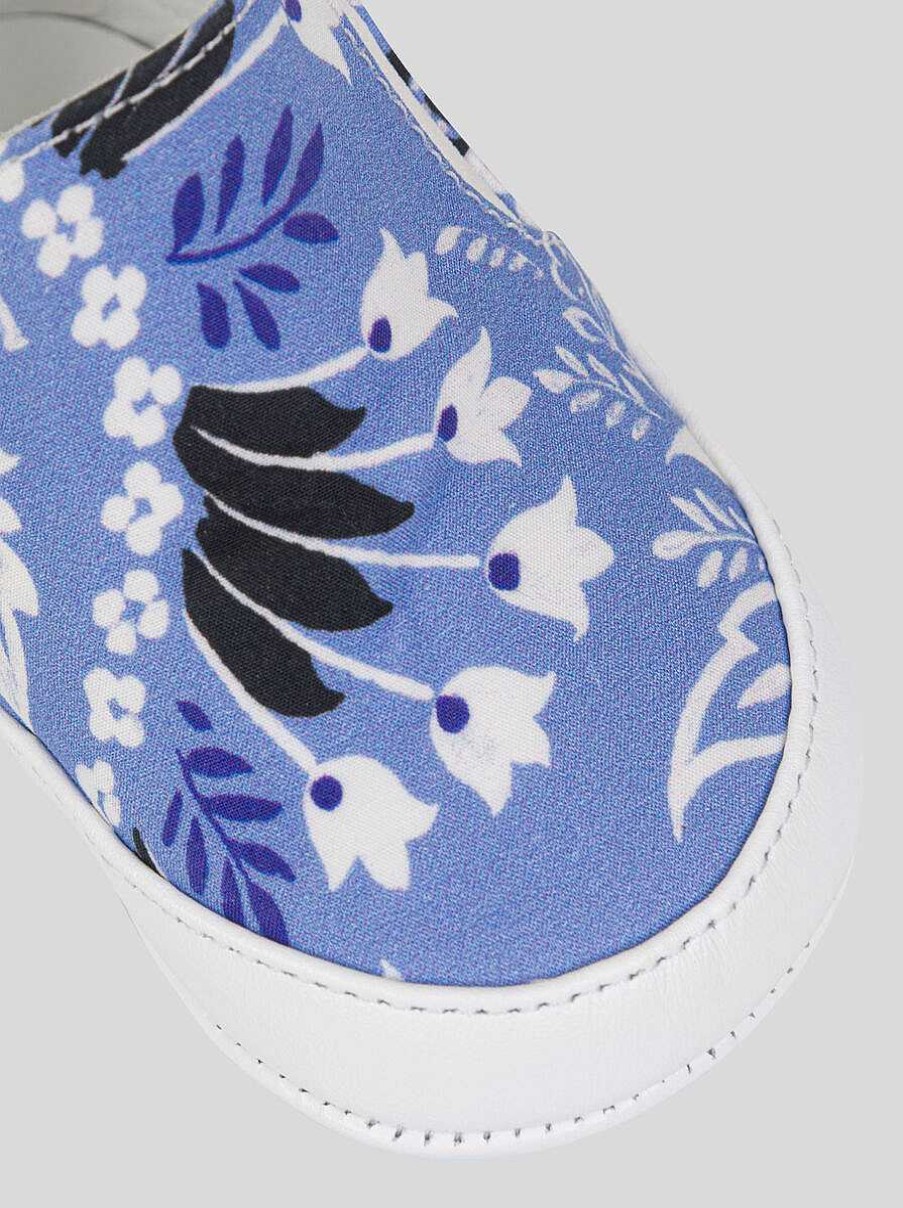 ETRO Einfarbige Paisely-Slip-On-Schuhe Fur Babys Hellblau Baby Junge 1-9 Monate