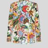 ETRO Hemd Aus Crepe De Chine Mit Blumenstraus-Print Mehrfarben Hemden Und Blusen