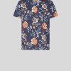 ETRO T-Shirt Mit Blumendruck Und Logo Weis T-Shirts