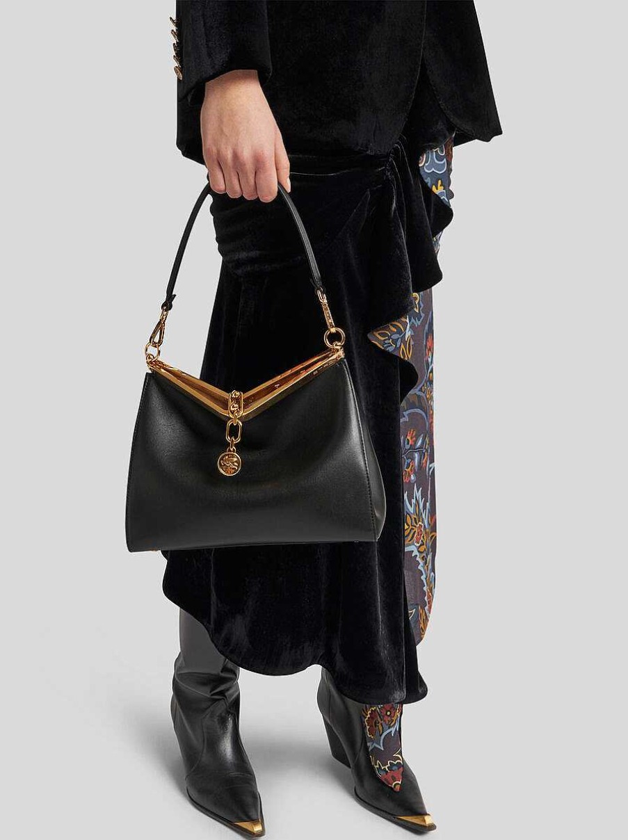 ETRO Mittlere Vela-Tasche Weis Vela