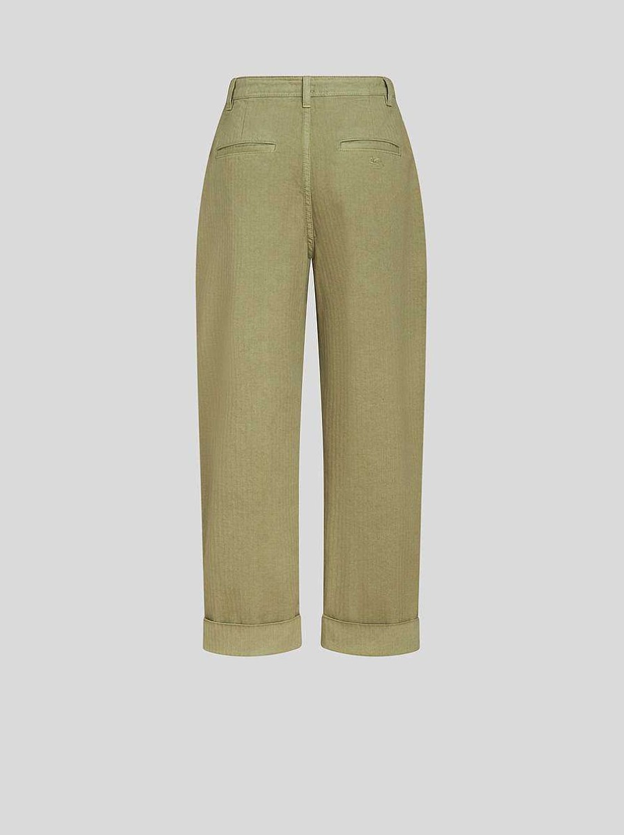 ETRO Kurze Chino-Hose Weis Hose