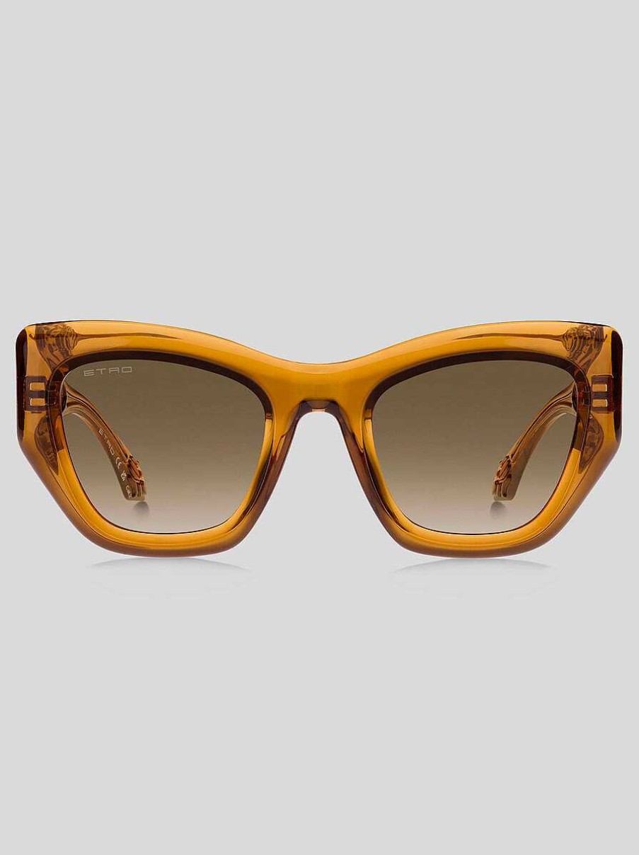 ETRO Paisley-Sonnenbrille Gold Sonnenbrille