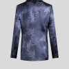 ETRO Jacke Aus Floralem Jacquard Navy Blau Jacken