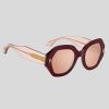 ETRO Etromania-Sonnenbrille Burgund Sonnenbrille