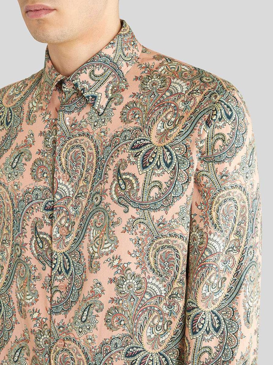 ETRO Hemd Mit Paisley-Print Grun Hemden