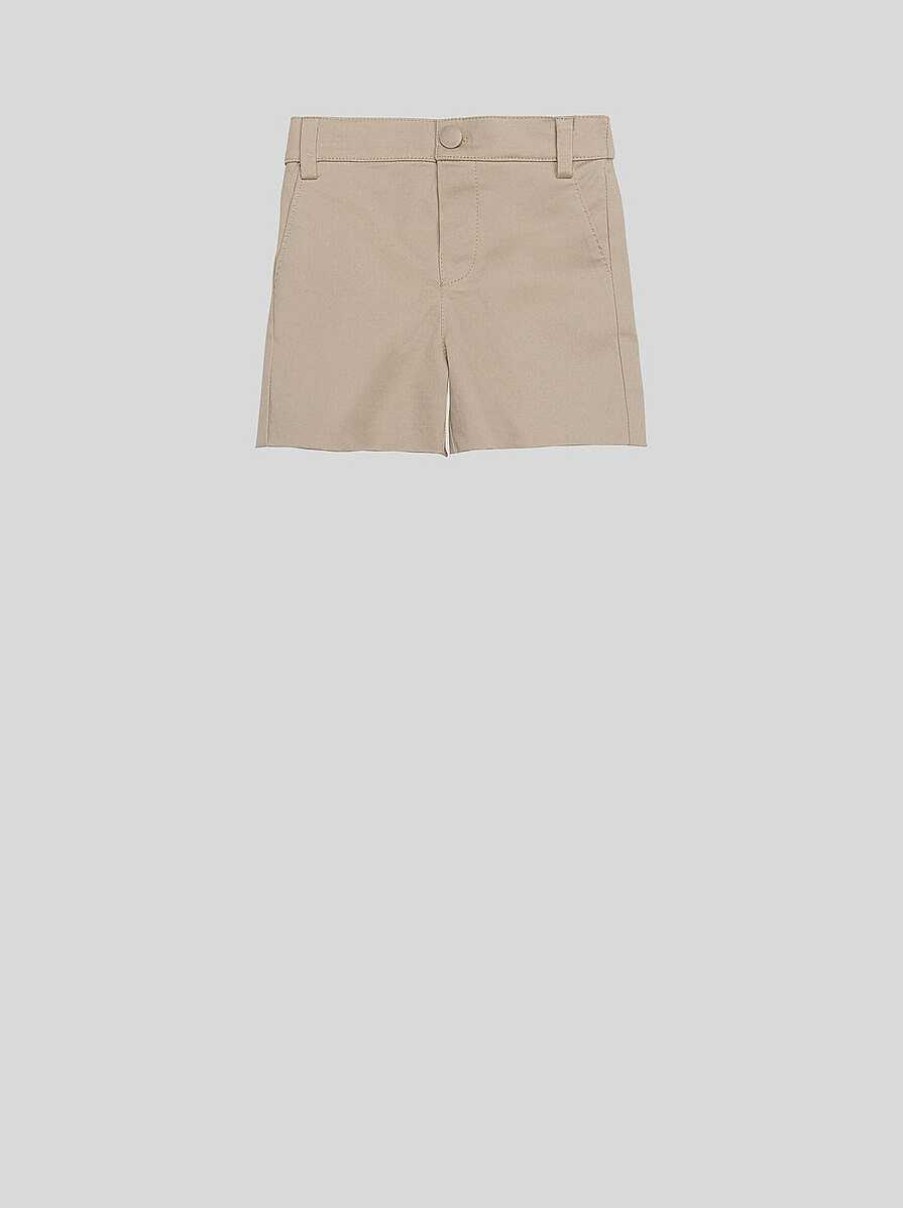 ETRO Baby-Gabardine-Bermudashorts Beige Baby Junge 1-9 Monate