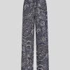 ETRO Jogginghose Mit Floralem Paisleymuster Navy Blau Hose