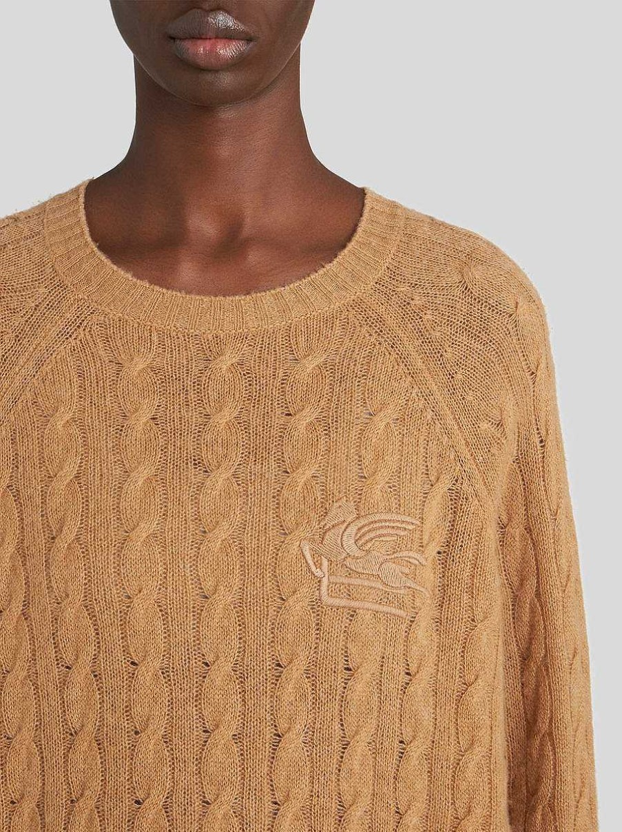 ETRO Kaschmirpullover Mit Rundhalsausschnitt Schwarz Strickwaren