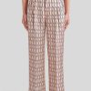 ETRO Hose Aus Seiden-Jacquard Rosa Hose