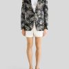 ETRO Blumen-Paisley-Jacke Mit Perlen Schwarz Jacken