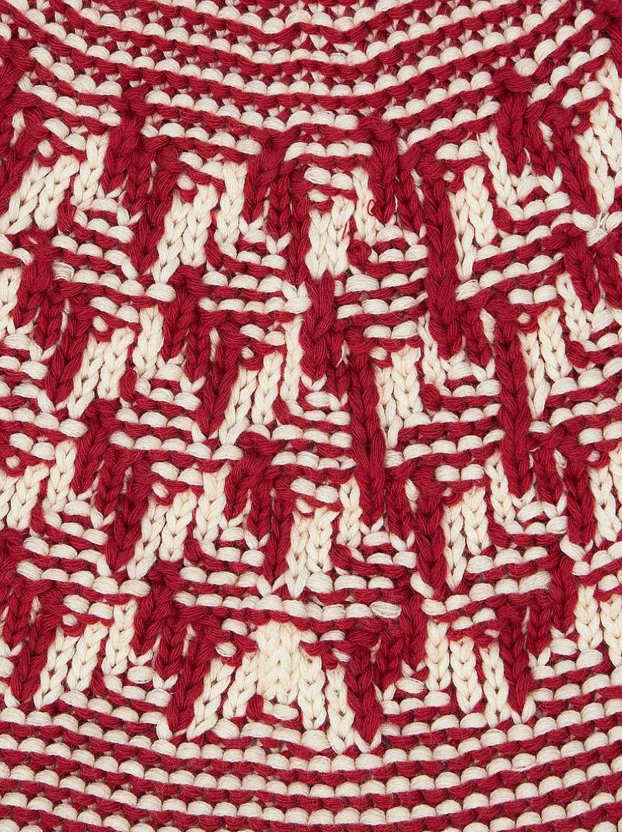 ETRO Jacquard-Mutze Rot Hute