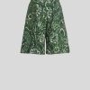 ETRO Einfarbige Paisley-Bermudashorts Fur Kinder Grun Hosen Und Shorts