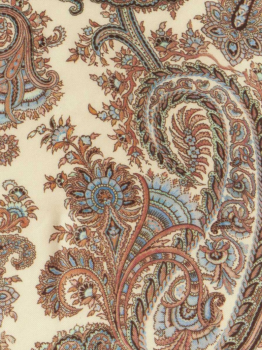 ETRO Paisley-Schal Aus Kaschmir Und Seide Grun Schals