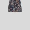 ETRO Paisley-Badeshorts Hellblau Strandkleidung