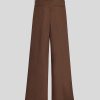 ETRO Stretch-Wollhose Mit Falten Grau Hose