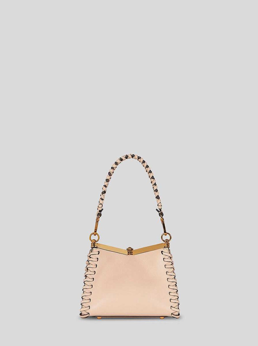 ETRO Mini-Vela-Tasche Mit Fadenarbeit Grun Vela