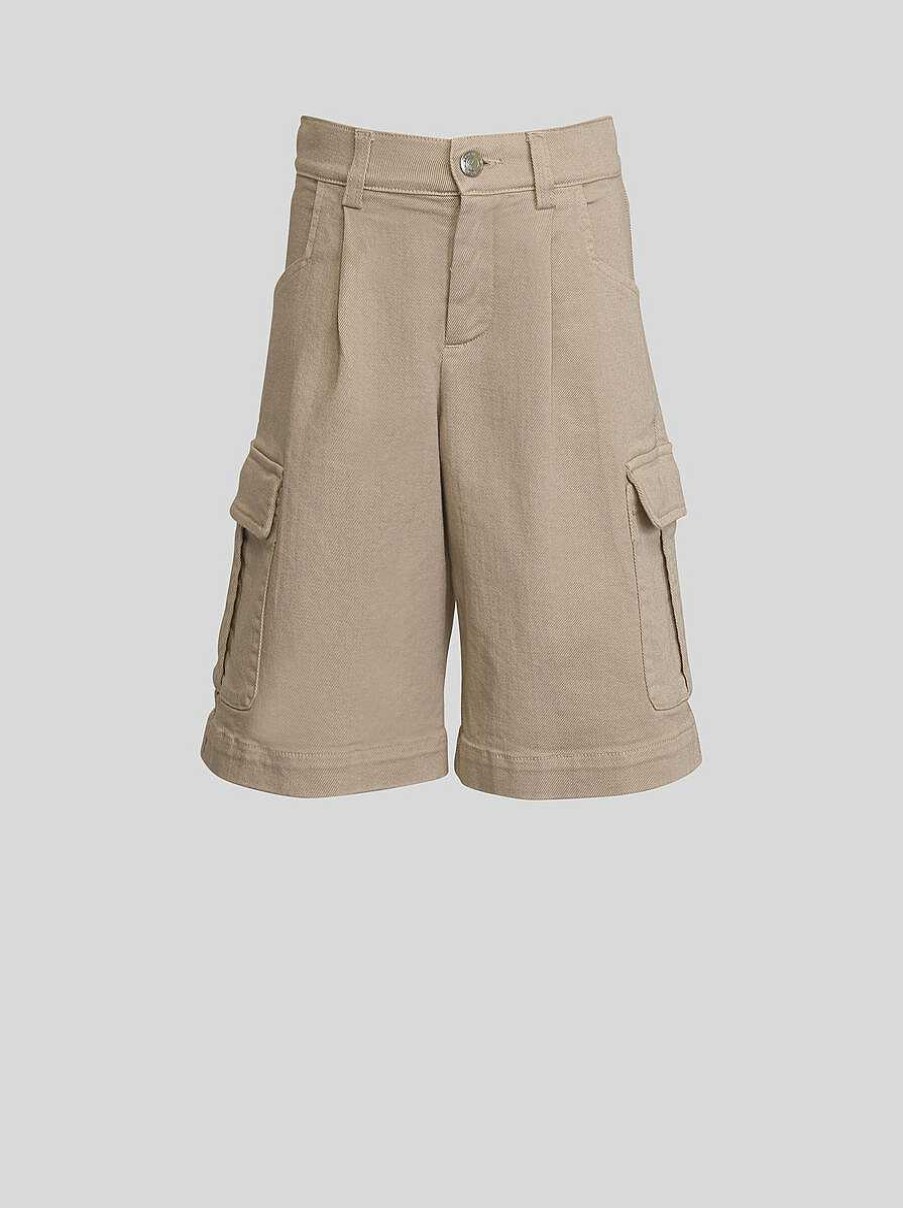 ETRO Cargo-Bermudashorts Fur Kinder Beige Hosen Und Shorts