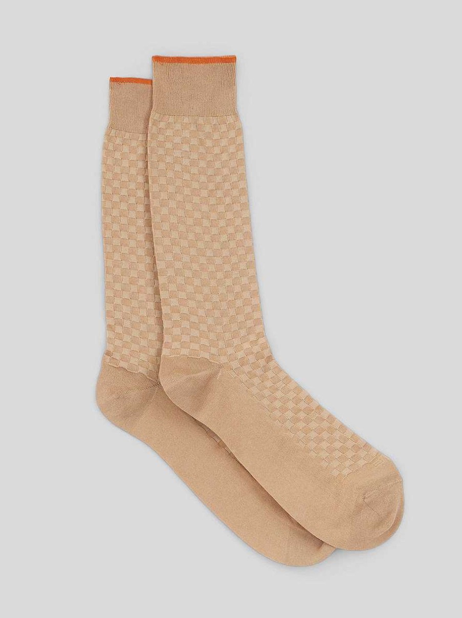 ETRO Midi-Jacquard-Socken Beige Socken