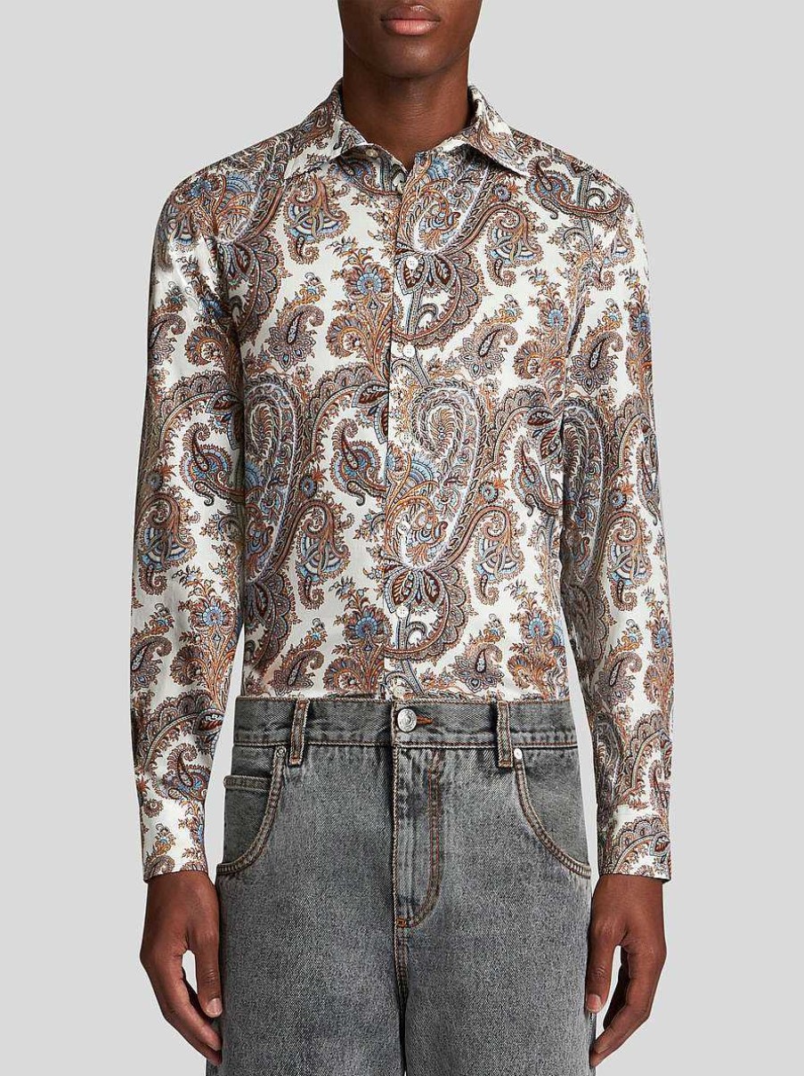 ETRO Hemd Mit Paisley-Print Grun Hemden