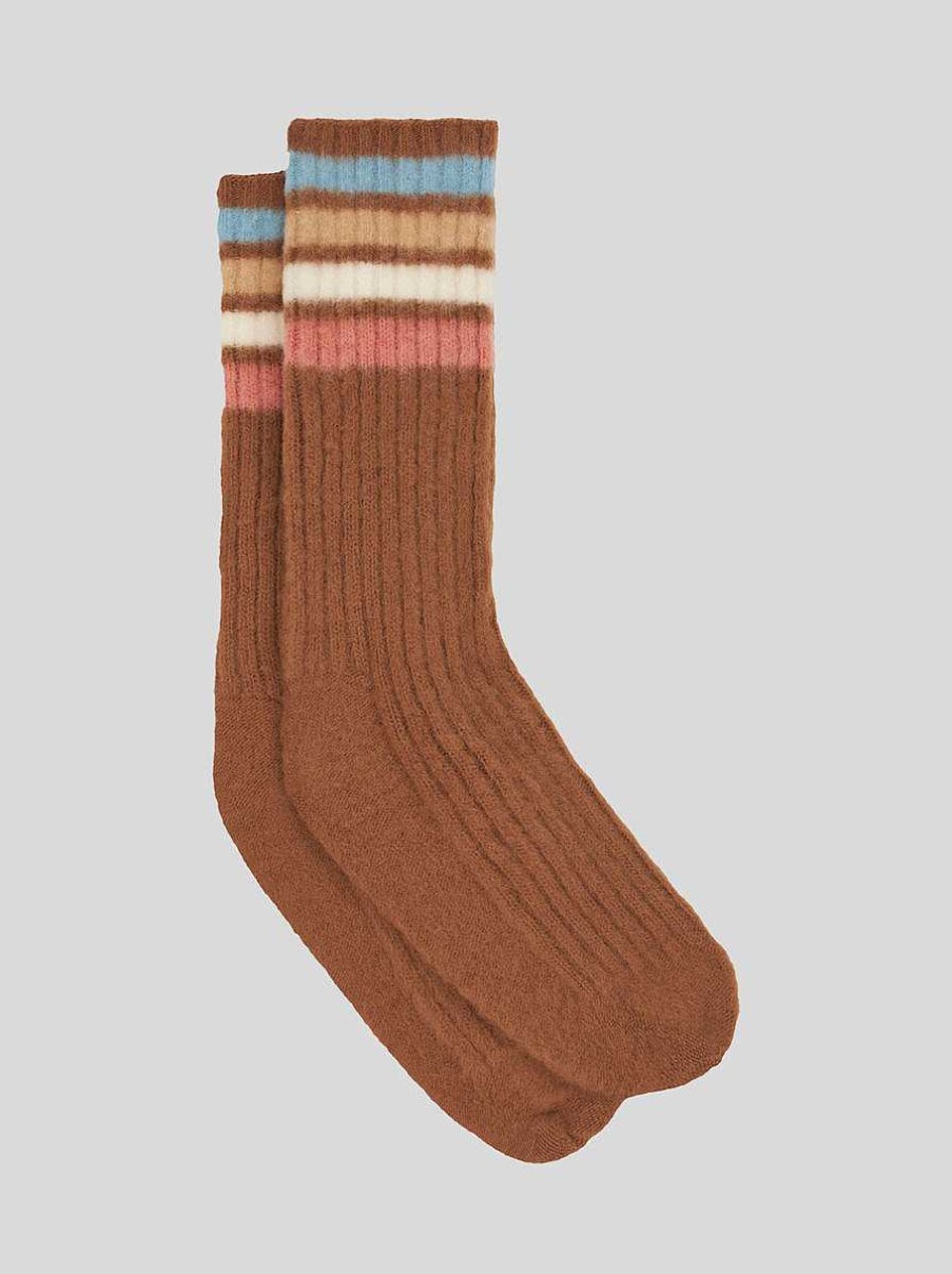 ETRO Kurze Socken Mit Streifen Schwarz Socken