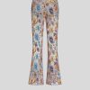 ETRO Ausgestellte Hose Mit Blumenstraus Mehrfarben Hose