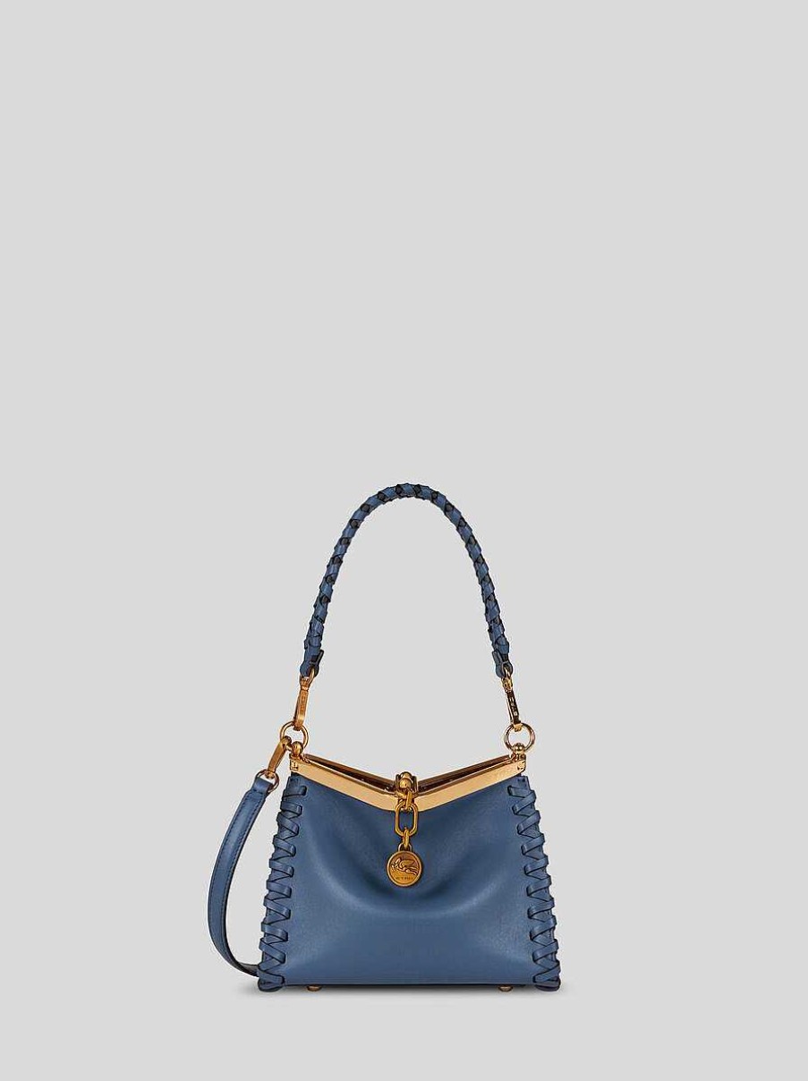 ETRO Mini-Vela-Tasche Mit Fadenarbeit Grun Vela