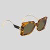 ETRO Auffallige Pegaso-Sonnenbrille Gelb Sonnenbrille