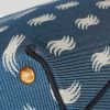 ETRO Grose Jacquard-Tragetasche Navy Blau Einkaufstuten