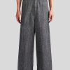 ETRO High-Waist-Jeans Mit Patches Grau Denim